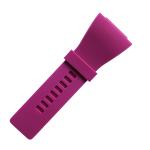 38mm Silicone Rubber Watch Strap Bands Curved End For Wristwatch