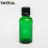 Buy cheap 30Ml Green 18 410 Glass Eye Dropper Bottles Essential Oil Glass Dropper from wholesalers