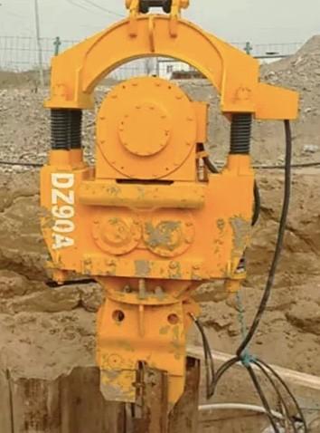 Buy cheap 50t Crane Excavator Steel Sheet Electric Pile Driver from wholesalers