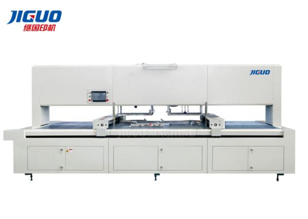 Buy cheap JIGUO Corrugated Box Machines 400×400mm Double Head Automatic Blanking Machine from wholesalers