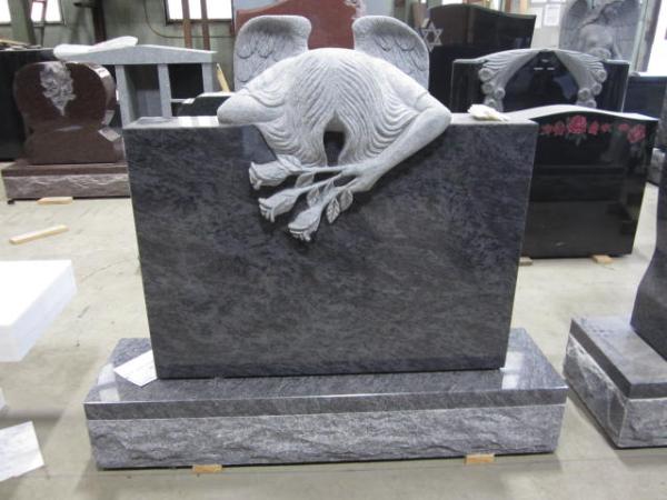 Buy cheap American Style rose carved angel headstones from wholesalers