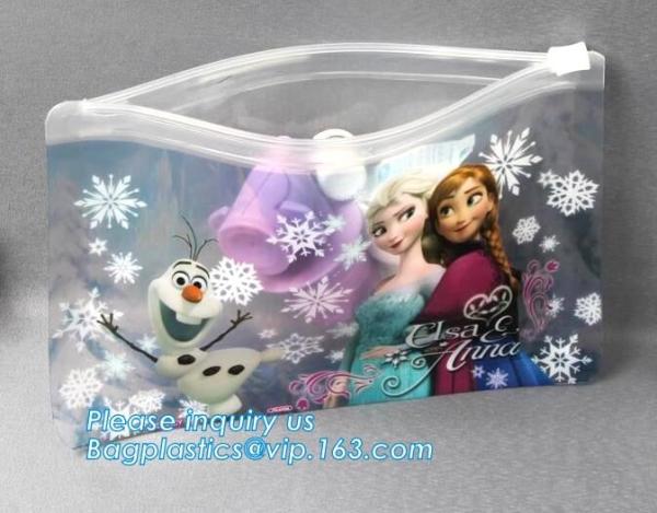 Buy cheap Makeup Bag Case Travel Organizer Toiletry Wash Bag, Slider zipper clothing packaging EVA plastic bags for clothing plast from wholesalers
