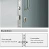 Buy cheap Stainless Steel Mortice Door Lock Adjustable Roller Latch EN1634 CE Marking from wholesalers