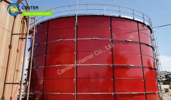 Buy cheap Smooth Bolted Steel Dry Bulk Storage Tanks 3450N/cm Adhesion from wholesalers