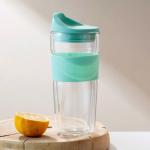 455ml Double Wall Drinking Glass Borosilicate Glass 16 Ounce Insulated Tumblers