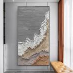 3D Metal Painting Hand Painted Relief Wall Art Craft Resin Painted Oil Painting