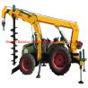 Buy cheap Pole Erecting Auger Hydraulic Power Pole Erection Drilling Machine from wholesalers