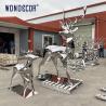 Buy cheap Forge Art Abstract Animal Stainless Sculpture Geometry Deer from wholesalers