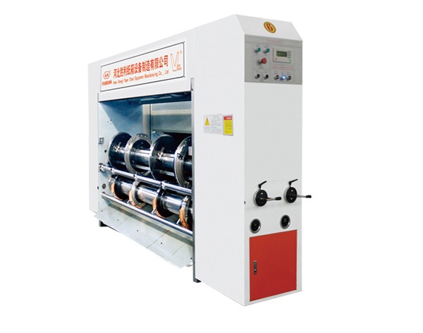 PLC Touchscreen Control Printing Slotting Die Cutting Machine Easy Operation