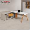 Buy cheap Simple Modern Office Furniture Acacia Wood Desk White Executive Desk Manager Desk from wholesalers