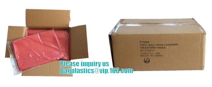 Asbestos Removal, disposable plastic yellow poly asbestos warning printed burial bags, Asbestos clear plastic packing ju