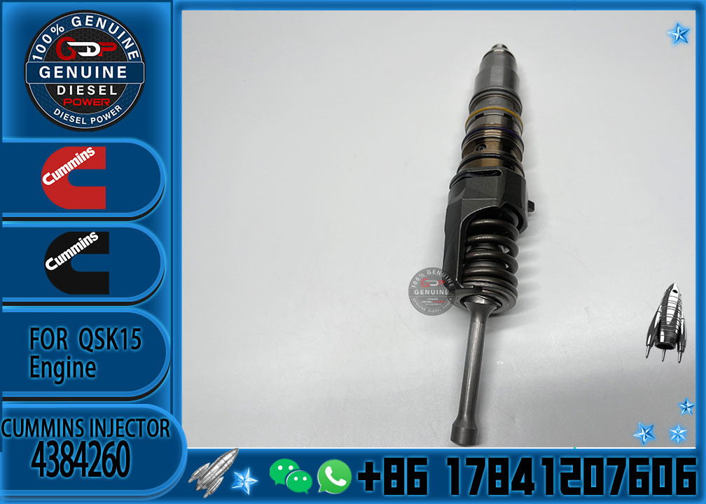 Durable Fuel Injector Assembly 4384260 For Cummins Engine QSKX15 Series
