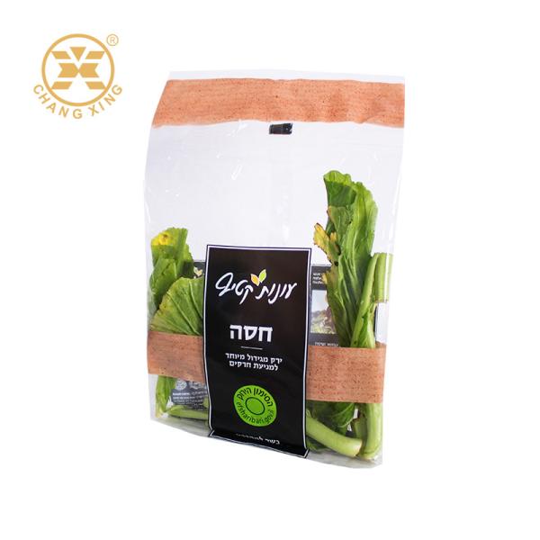 Buy cheap CPP PET Eco Friendly Plastic Fruit Pouches Vegetables Green Food Packaging Bags from wholesalers