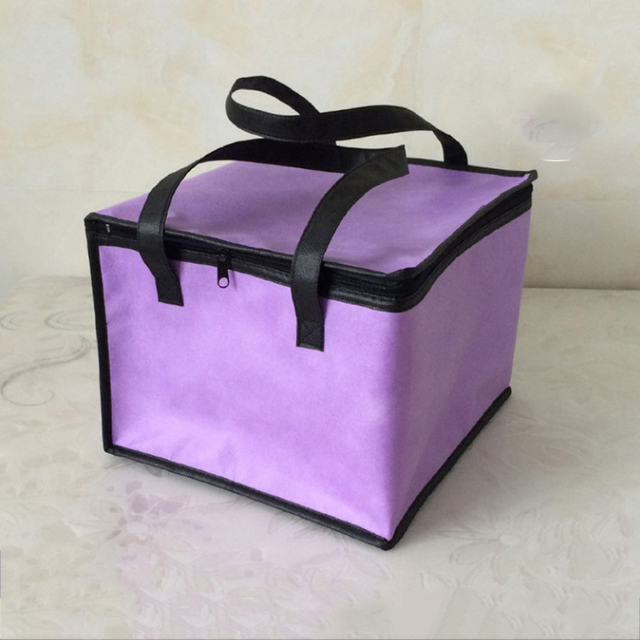 Customize Non Woven Insulated Reusable Lunch Containers Fresh Ice Cooler Bags