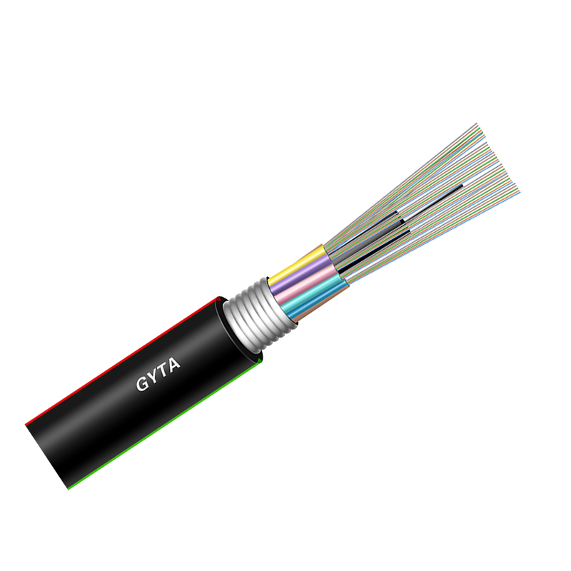 Manufacture GYTA Stranded Loose Fiber Optic Cable Cords GYTA 2/4/6/8/12/16/24/48/72/96/144 Core