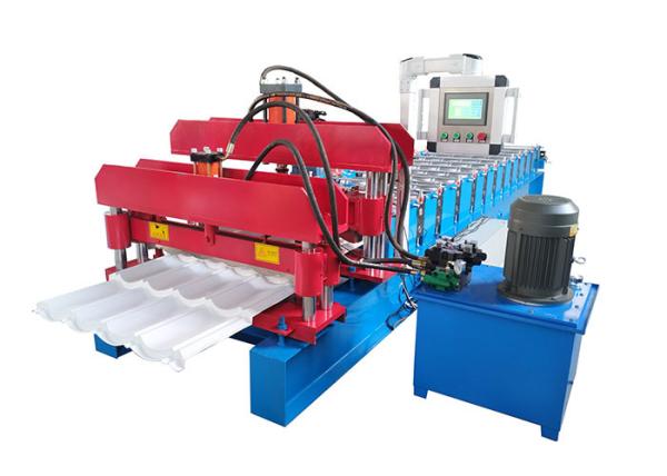 Buy cheap Steel Roof Tile Glazed Tile Roll Forming Machine 914mm Coil Width from wholesalers
