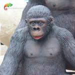 2 Meters Height Fiberglass Animatronic Orangutan Iso Ce Certificate