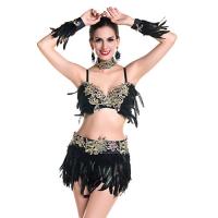 Buy cheap Heavy Lace Over Sexy Night Club Dresses Rhinestones Delights Feather Costumes product