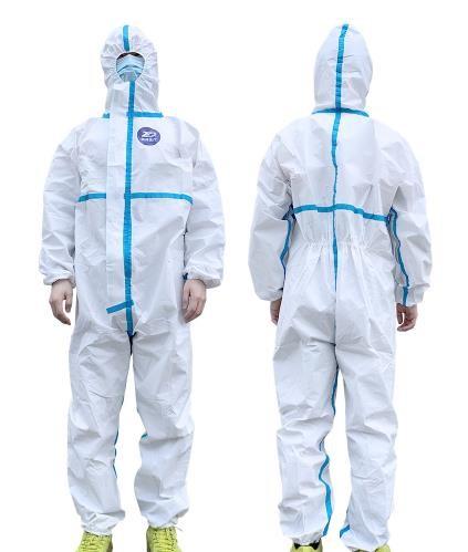 Buy cheap Unisex Soft Medical Disposable Coverall Suit Prevent Pollution Lightweight from wholesalers