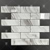 Buy cheap Contemporary Style Rectangular Glass Mosaic Tile For Bathroom AAAA from wholesalers