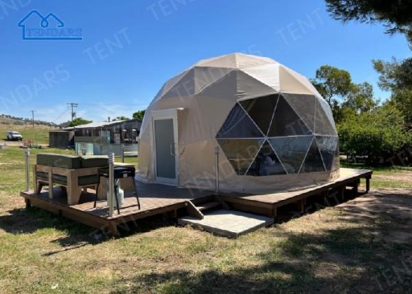Buy cheap Romantic Eco Glamping Dome Tent , Geodesic Luxury Hotel Tent from wholesalers
