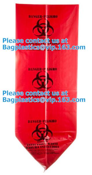 Extra large capacity biohazard drawtape trash bag interleaf coreless roll