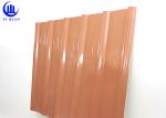 Wearhouse Trapezium Coloured Corrugated Plastic Roofing Sheets For Bus Station