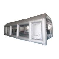 Buy cheap 6x4x3m UV Resistant Silver Inflatable Car Spray Booth Painting Station For Car Painting product