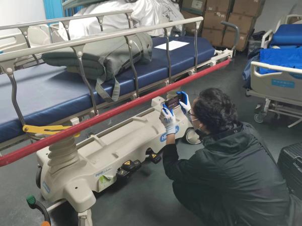 Buy cheap New Model Certificated High Performance American Brand Hill-Rom Medical Transfer Bed In Repairing With Parts from wholesalers