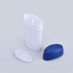 50g Round Deodorant Containers Customized Plastic Tubes Iso9001 Standard