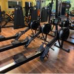 Gym Commercial Cardio Machine Indoor Folding Seated Air Rowing Machine
