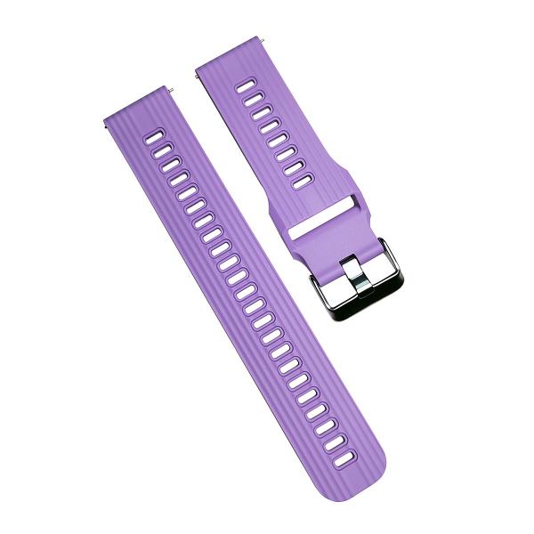 Buy cheap Silicone Men'S 22mm Watch Band Strap Vertical Stripe Multicolor from wholesalers