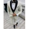 Buy cheap Ventura White Shawl Collar Tuxedo Slim Fit 3pc 65% Polyester from wholesalers