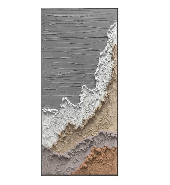 3D Metal Painting Hand Painted Relief Wall Art Craft Resin Painted Oil Painting