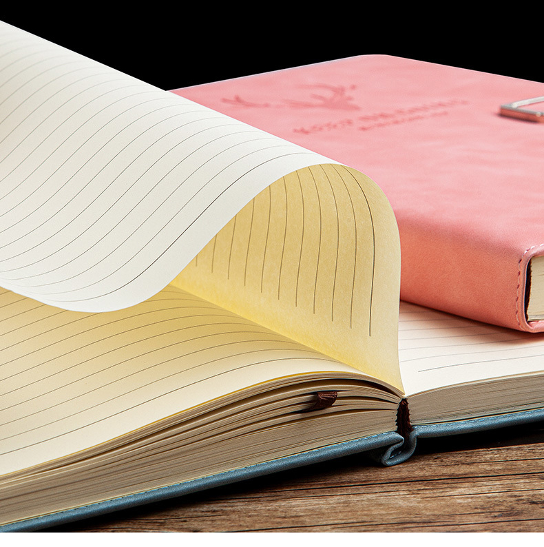Personalized Custom Logo Pu Leather A5 Size Notebook Cover Custom Color and Promotion