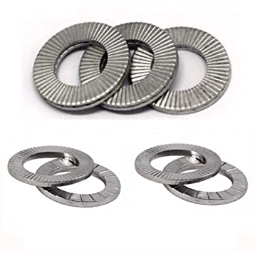 M3-M130 Stainless Steel Double Fold Self Lock Wedge Lock Washer DIN25201