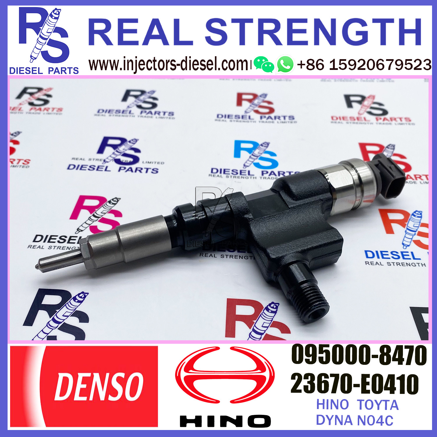 Diesel fuel injection common rail injector 095000-8470 23670-78160 23670-E0410 095000-8471 for HINO TRUCK