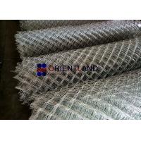 Buy cheap Galvanized Steel Chain Link Fence Fabric , Diamond Mesh Roll 3.0mm Diameter product