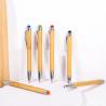 Buy cheap 2 in 1 Colorful Bamboo Wood Ballpoint Pen Touch Screen Promotional Ball Pen from wholesalers