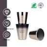Buy cheap 40ml Funnel Shaped Empty Foundation Bottle With Luxurious Black And Gold Gradient from wholesalers