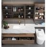 Buy cheap Customized Table Top Bathroom Cabinets 18mm Brown Plywood 400mm Height from wholesalers