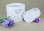 PVC Top / Bottom Paper Cans Packaging Kraft Tube Inside Aluminum
