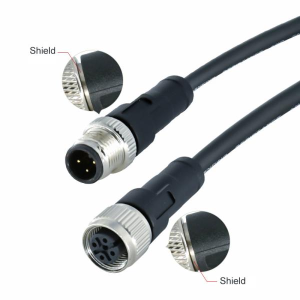 Buy cheap 4 Pins Straight Cable Waterproof Connector For Long-lasting Performance from wholesalers