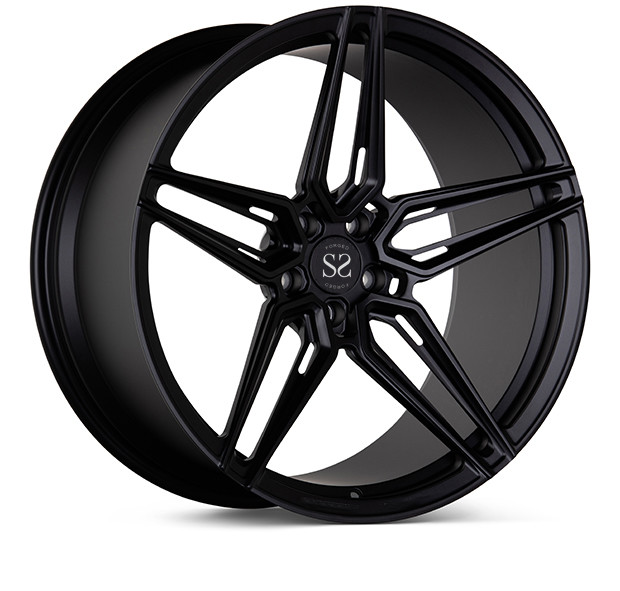 18"19"20"21" Gloss Black Alloy Wheels Face Aluminum For Luxury Car Painting