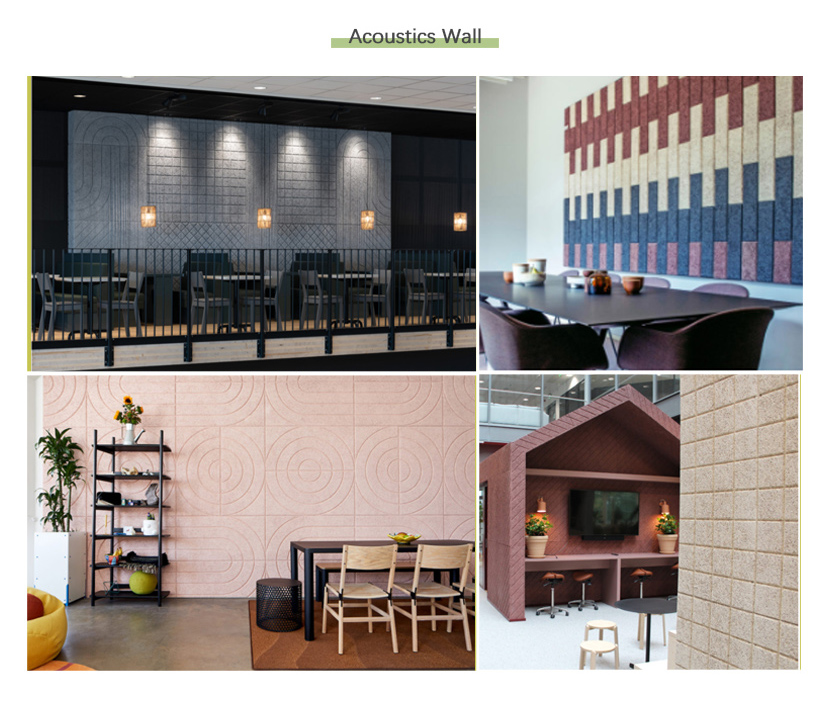 2024 Wool Sound Absorption Board Wood Wool Acoustic panel for wall and ceiling decoration wood wool acoustic wall panel