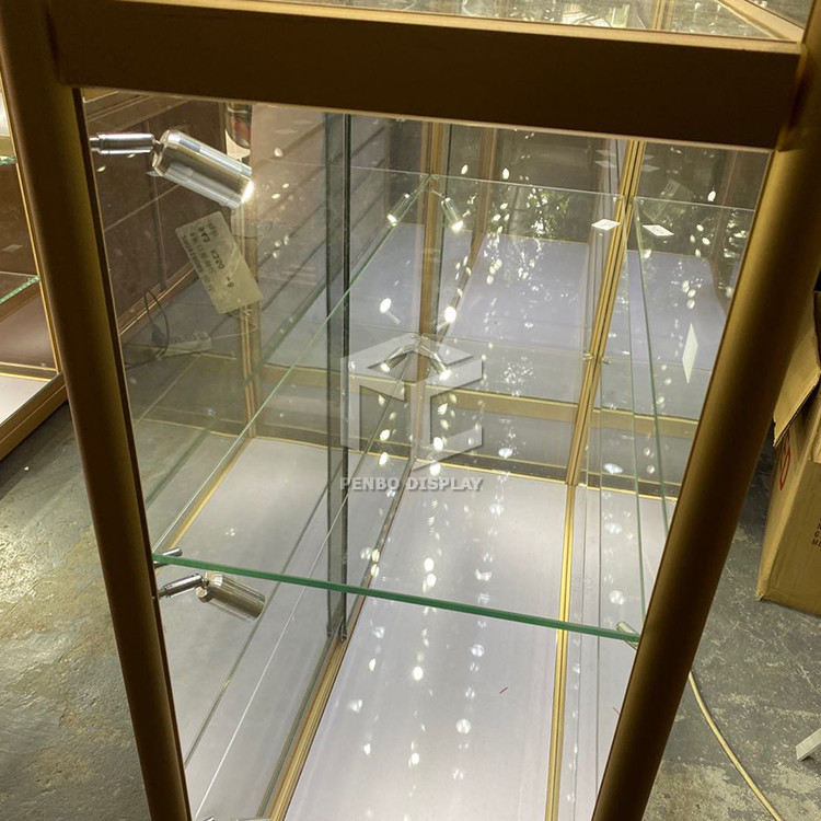 Aluminium Frame Glass Display Showcase Cabinet