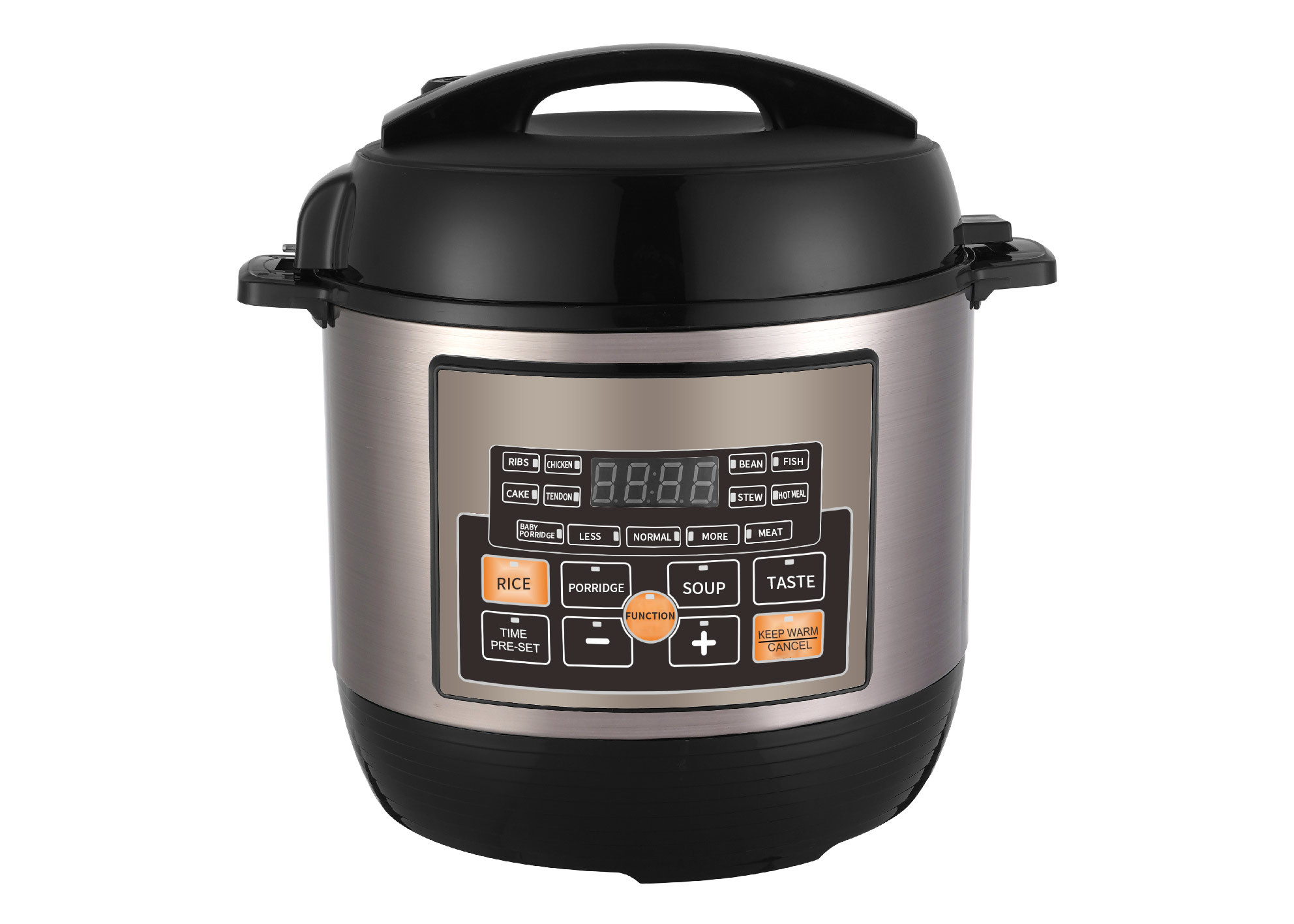 Stainless Steel 304 Non Stick 1000W 5 Quart Pressure Cooker