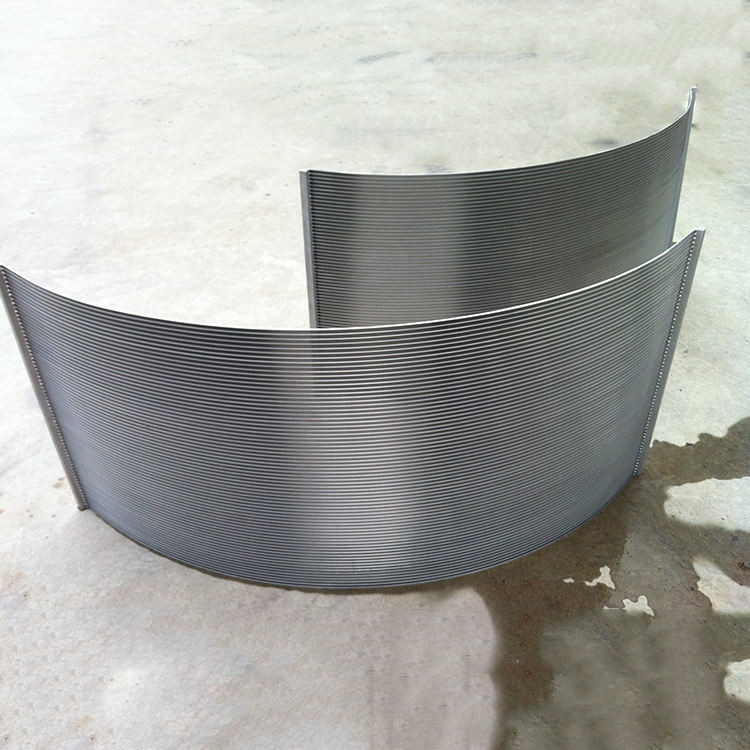 Run Down Plate Filter Side Hill Curved Strainer Sieve Bend Screen Wedge Wire Arc Screen