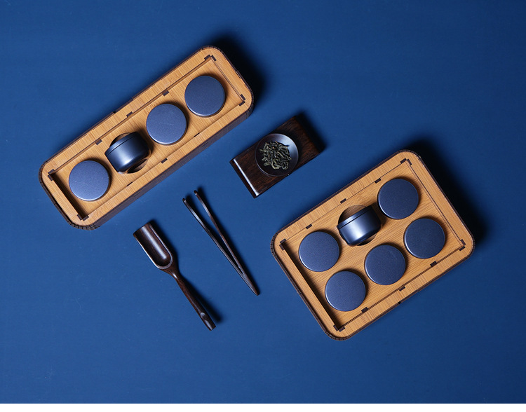 Embossing Glossy Wooden Box Packaging For Tea Bag Storage Thickened