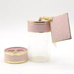 Luxury Custom Printed Pink Paper Tube Cylinder Box Paper Tube Packaging Box With